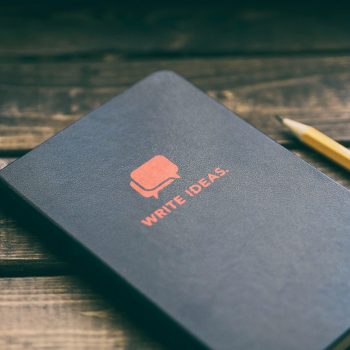 notebook and pencil - why aspiring writers should keep a literary sketchbook
